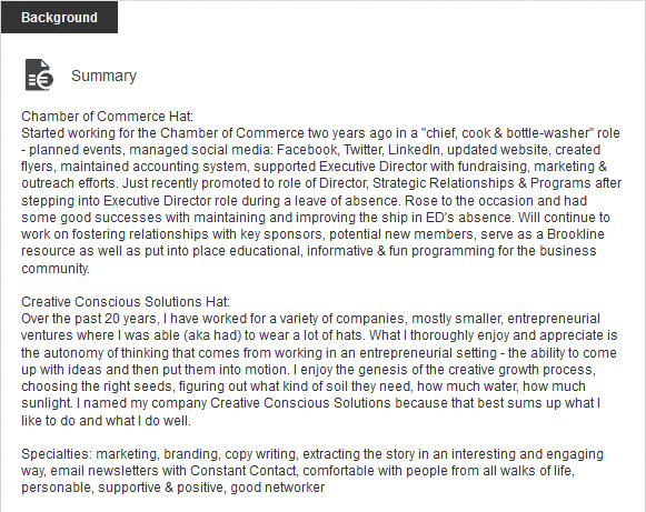 linkedin profile examples for career change linkedin profile examples for career change