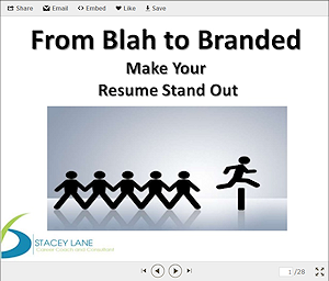 Blending Your Personal Brand with Your Resume