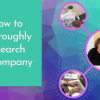 How to Research a Company