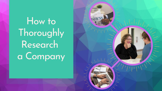 How to Research a Company